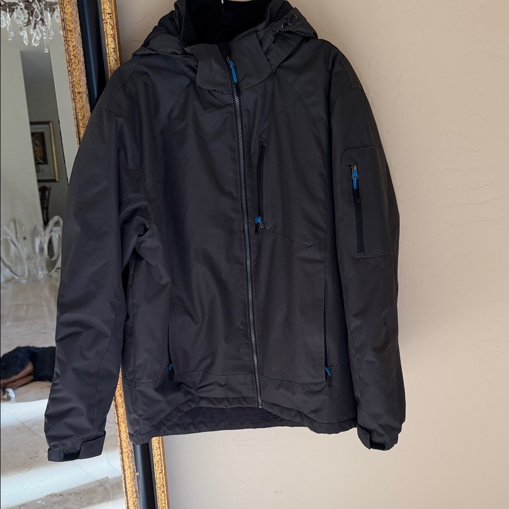 Outdoor Life Insulated Weatherproof Hooded Zip Front Jacket